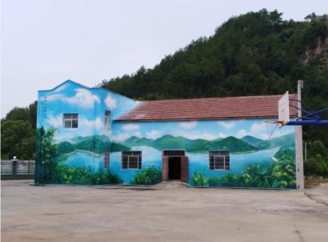 沿河彩绘墙绘一般制作的位置