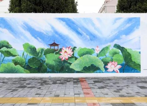 沿河墙绘施工材料制作工艺说明