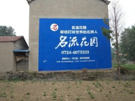 沿河农村墙体广告的长尾效应