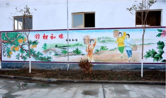 沿河乡镇文化墙 乡风文明焕发新活力