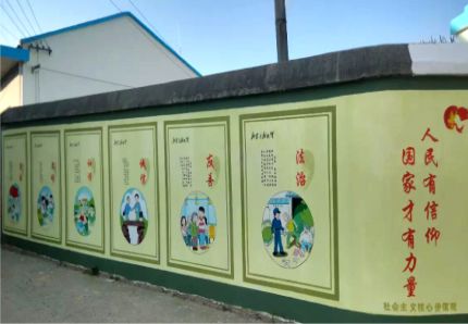 沿河文化墙施工攻略