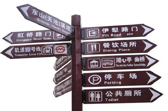 沿河标牌的基本功能。