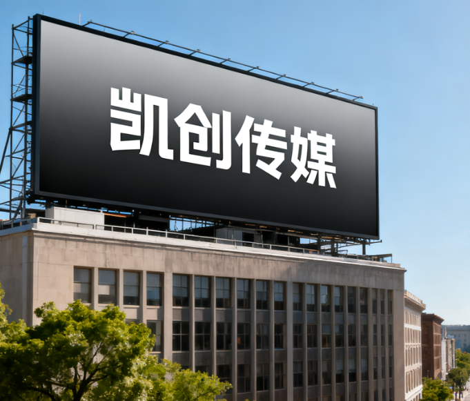 沿河户外广告牌的设计与制作