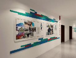 沿河企业文化墙用什么材料好?