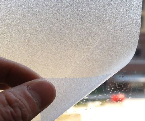 沿河玻璃门外面粘广告用什么材料好？